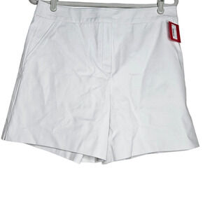 NEW Spanx XL 6" Short Classic White Minimalist Coastal Slimming Stretch Comfort